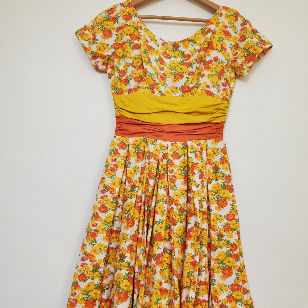 Vintage Jonathan Logan floral dress